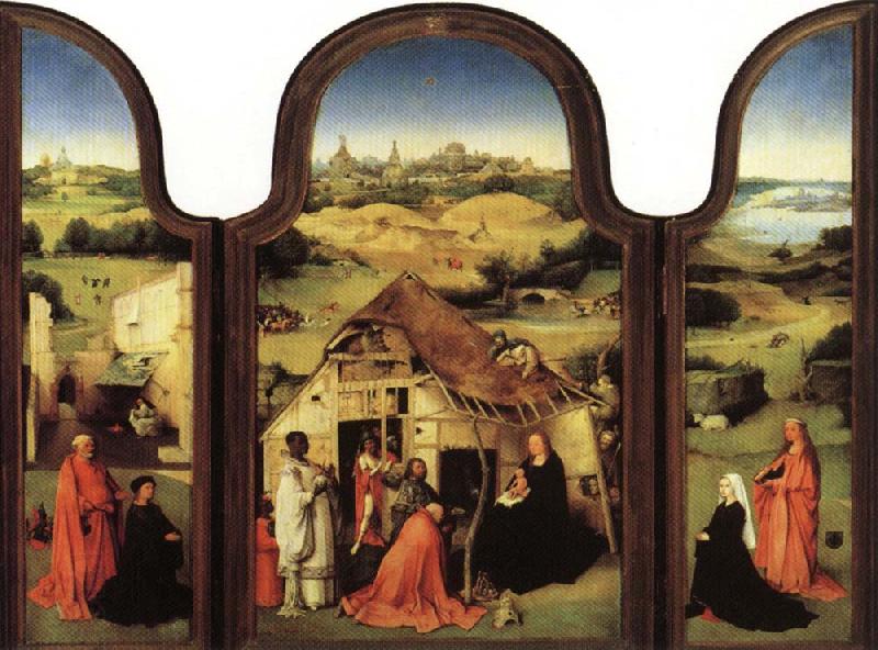 BOSCH, Hieronymus Triptych of the Epiphany China oil painting art